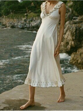 NEW DOEN Arleen Dress Pearl Color